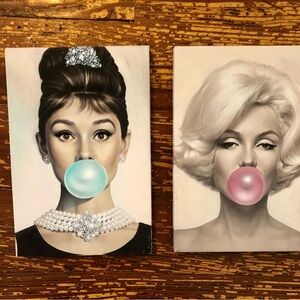 Pop Art Bubblegum Canvas Set